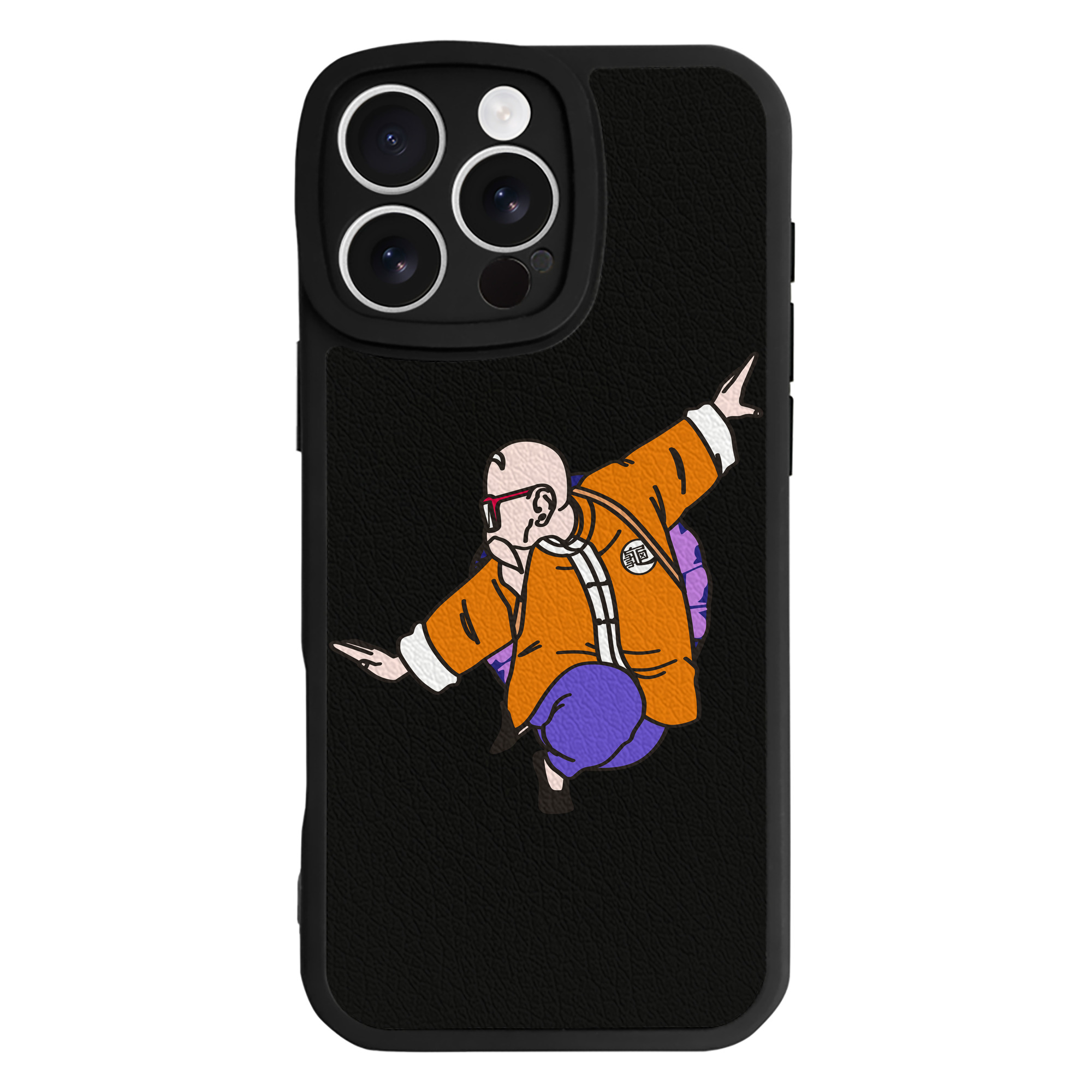 （画像用） ドラゴンボール 亀仙人（かめせんにん） DRAGON BALL Master Roshi Kame Sennin 【iPhone 16シリーズ対応】シリコンスマホケース（レザー調） 材質：シリコン